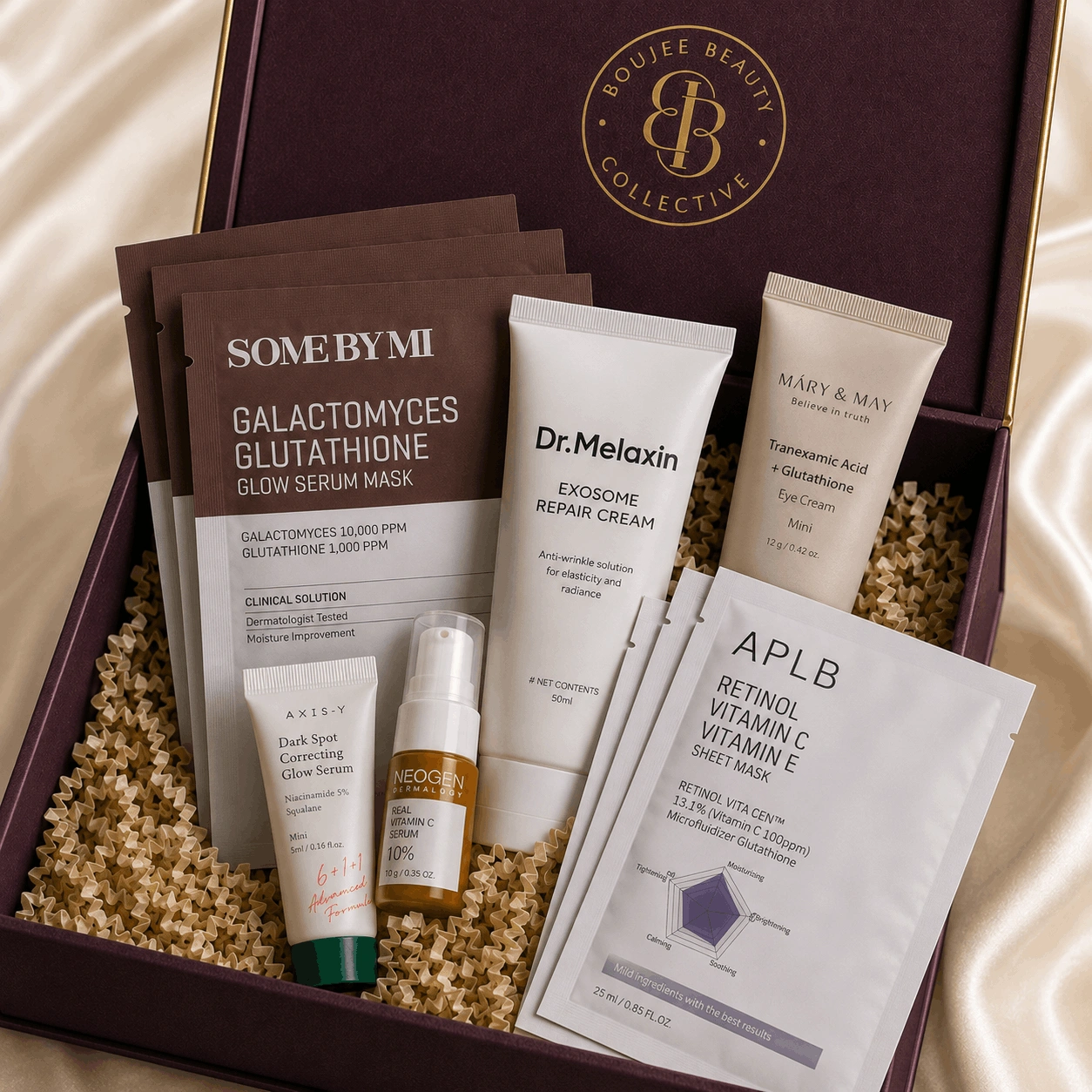 Curated Boujee skincare and beauty products